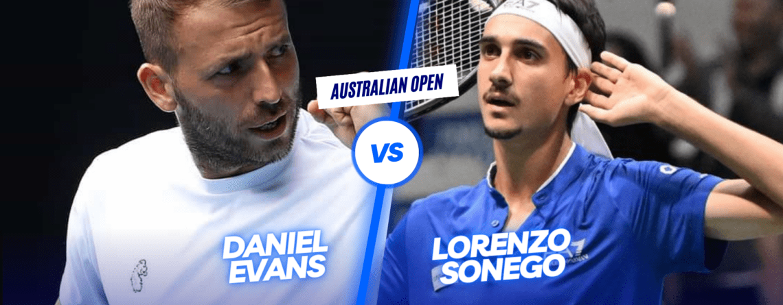 Evans Sonego Australian Open