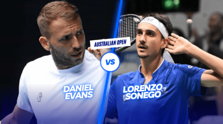 Evans Sonego Australian Open