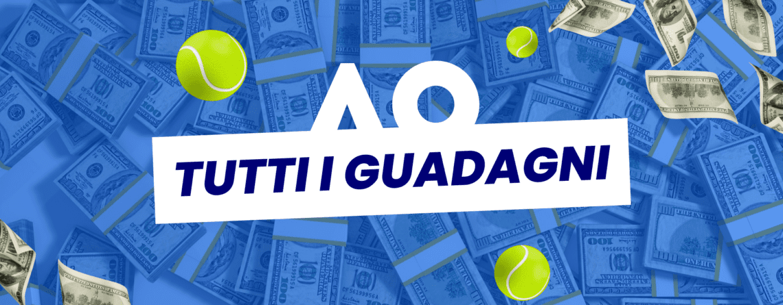 Tennis Australian Open guadagni montepremi