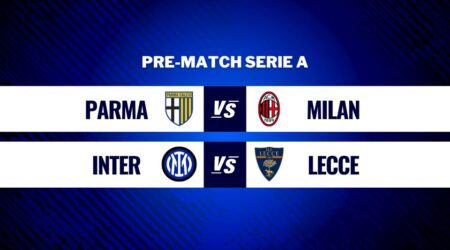 Parma-Milan e Inter-Lecce in campo oggi