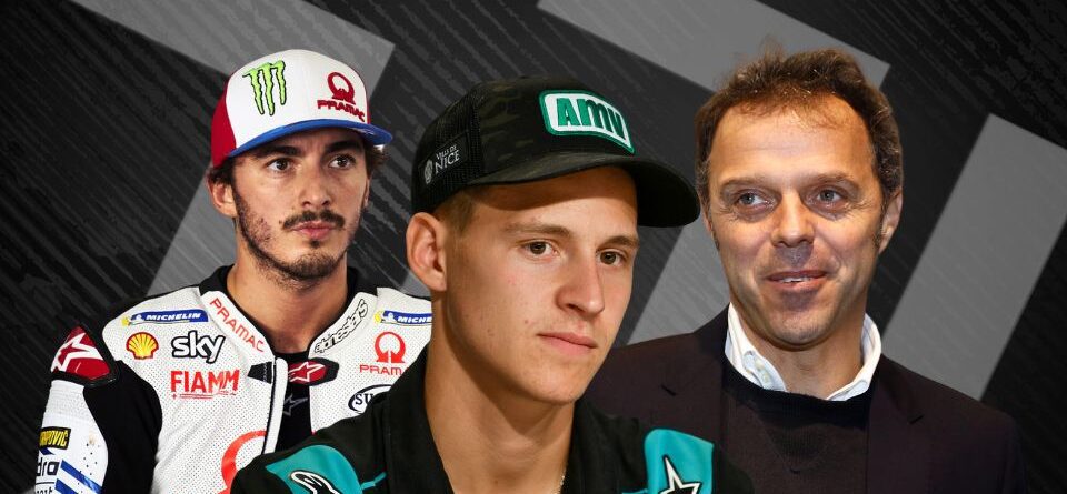 Bagnaia, Quartararo e Capirossi tifano Juventus